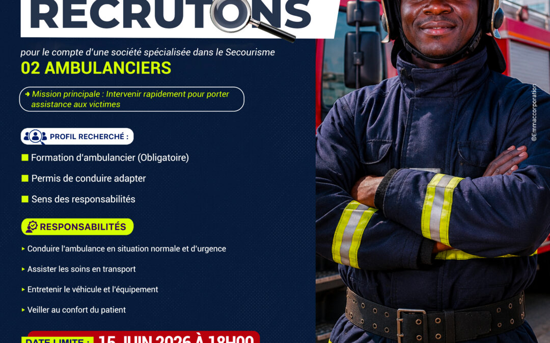 Deux AMBULANCIERS