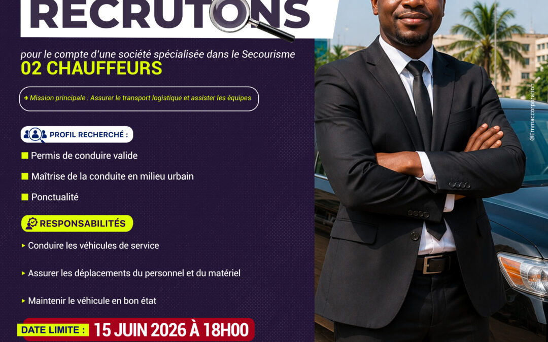 Deux CHAUFFEURS