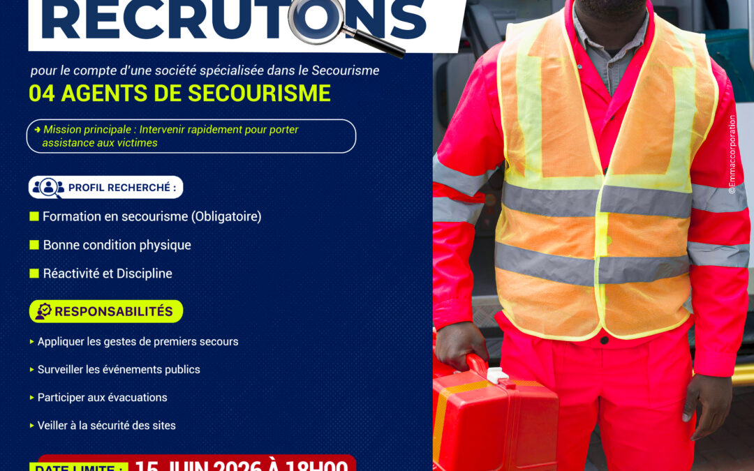 Quatre AGENTS DE SECOURISME