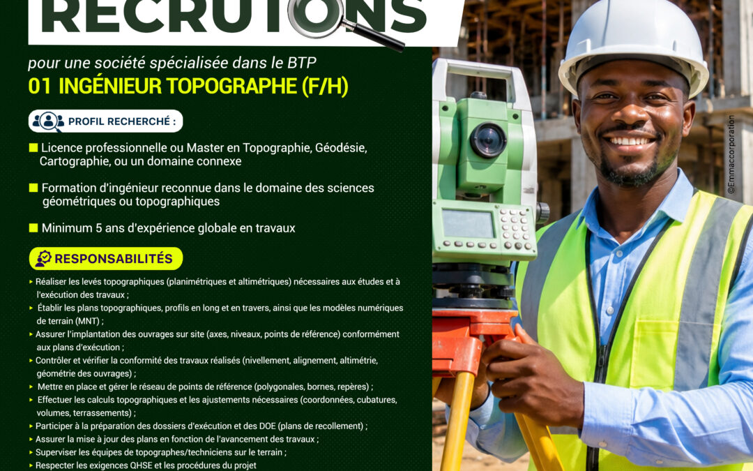 Un  Ingénieur Topographe (F/H)