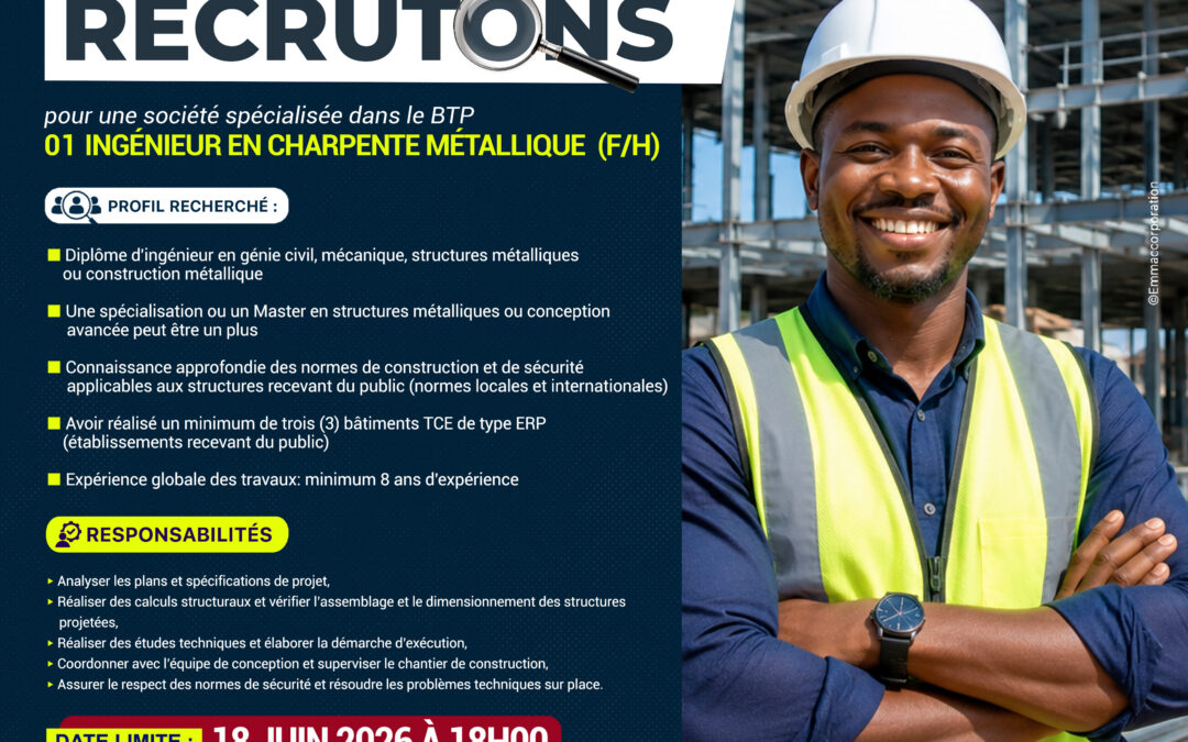 Un Ingénieur en charpente métallique (F/H)