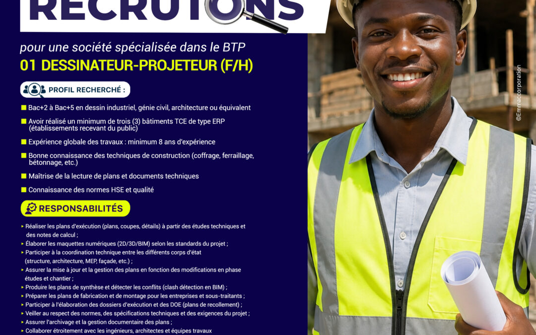 Dessinateur-projeteur (F/H)