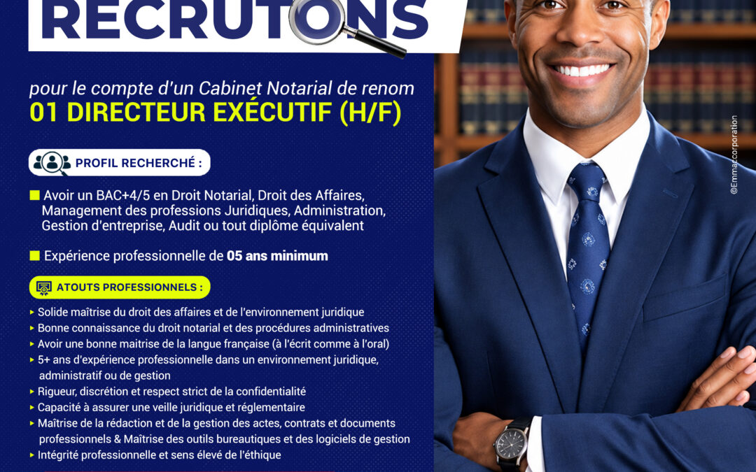 DIRECTEUR EXÉCUTIF (H/F)